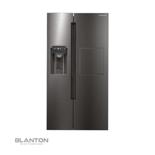یخچال فریزر ساید بلانتون مدل BAH-RF3275 - استیل