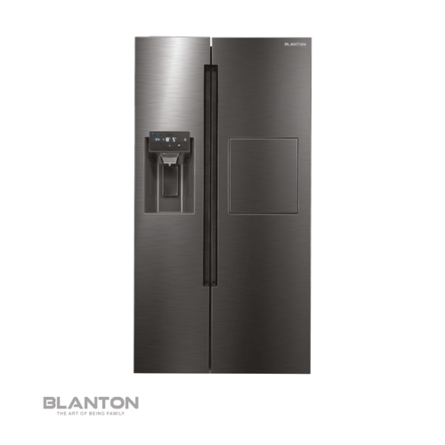یخچال فریزر ساید بلانتون مدل BAH-RF3275 - استیل